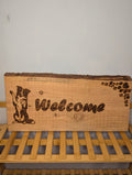 Border Collie Welcome Sign
